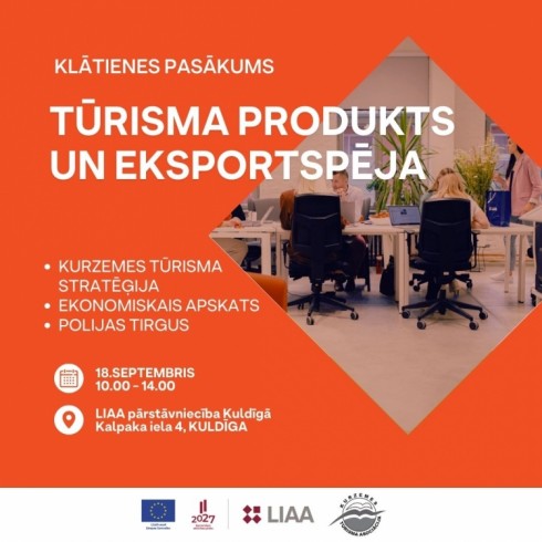 Seminārā “Tūrisma produkts un eksportspēja”