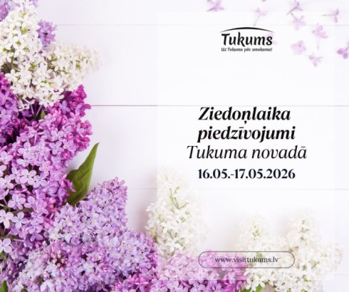 Brīvdienas Tukuma novadā piepildīs…