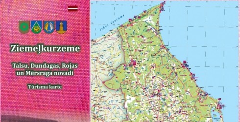 Izdota jaunā Ziemeļkurzemes karte