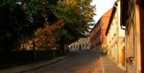 Kandavas vecpilsēta ar Pulvertorni un pilsdrupām
